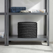 Corda di Cotone 20 mm 50 m Nero 100% Cotone 42011825