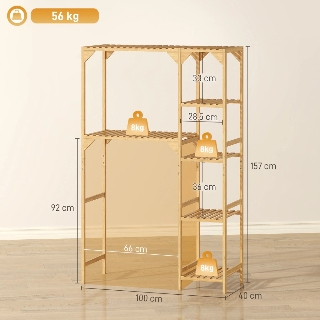 Scaffale Bagno Bamb¨´ ¨C Xylo ¨C Ripiani Regolabili Naturale