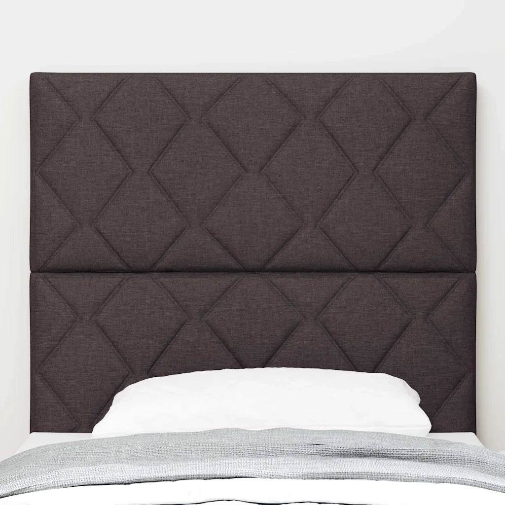 Testiera | Testata LED Marrone 100 cm Tessuto