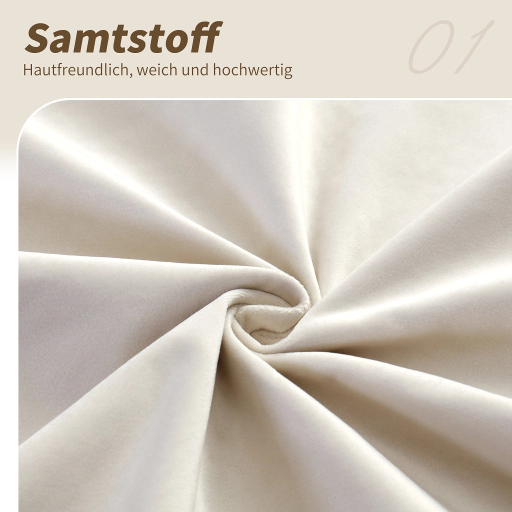 Letto a divano con vano contenitore in velluto beige 90x200 cm