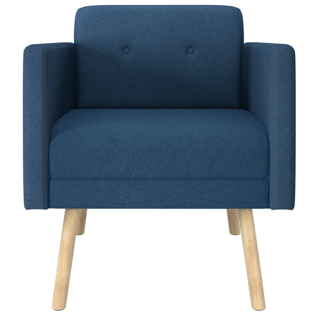 Sedia d'accento Blu Tessuto 42044790