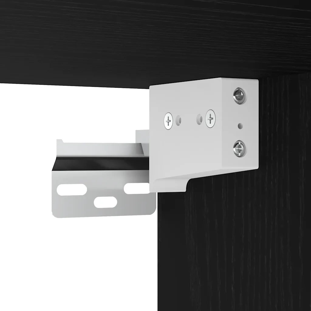 Pensili per Garage 2 pz Neri in Legno Multistrato CFW8542166