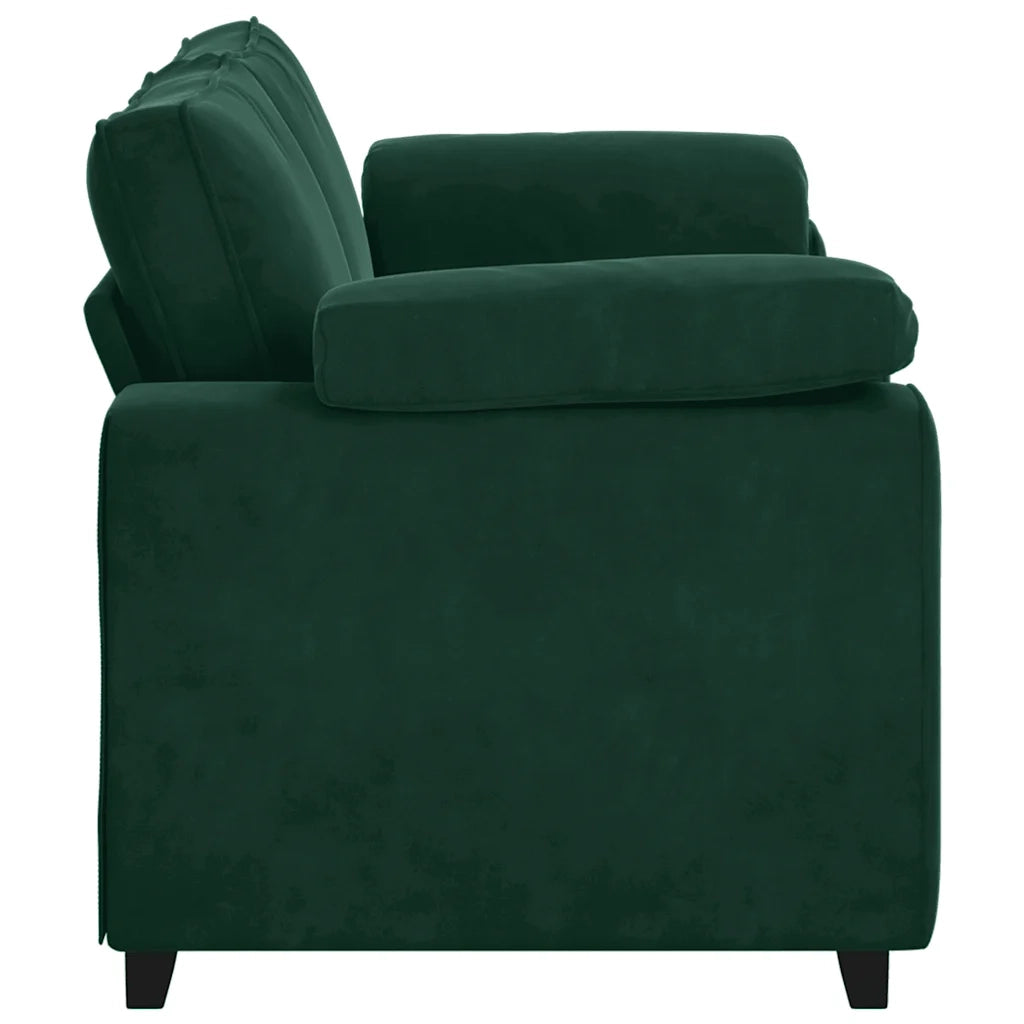 Divano Divanetto Verde Scuro 180x77x82 cm in Velluto 4105269