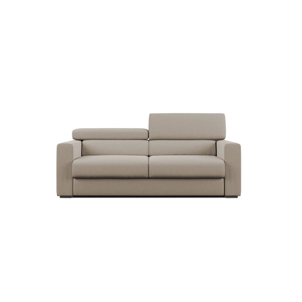 Dylan Divano con pouf estraibile 158 cm beige