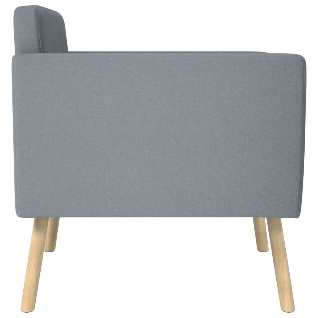Sedia d'accento Grigio Chiaro Tessuto 42044782
