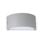 Applique REX-2 E27 Grigio IP44 Dimmerabile Alluminio Ideal Lux