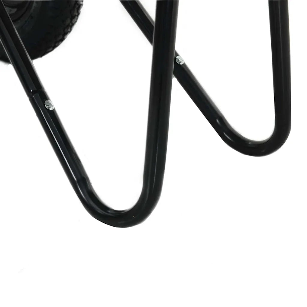 Carriole Argento e Nero 124 x 73 x 65 cm Acciaio 42007974