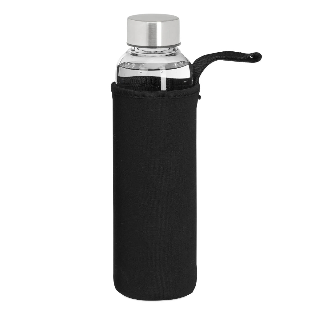 Set di 4 borracce eleganti e pratiche da viaggio da 500 ml in vetro borosilicato trasparente 13_0013979