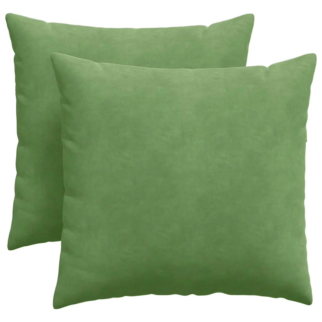Cuscini da Divano 2 pcs Verde chiaro 45 x 45 cm 42013931