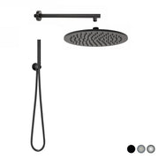 KIT SOFFIONE TONDO SEVEN- Spazzolato- METAF- pezzi 1