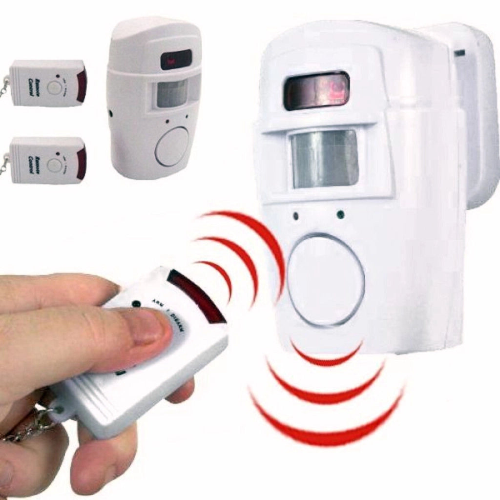 ANTIFURTO ALLARME CON SENSORE SIRENA 105 DB 2 TELECOMANDI CASA UFFICIO NEGOZIO