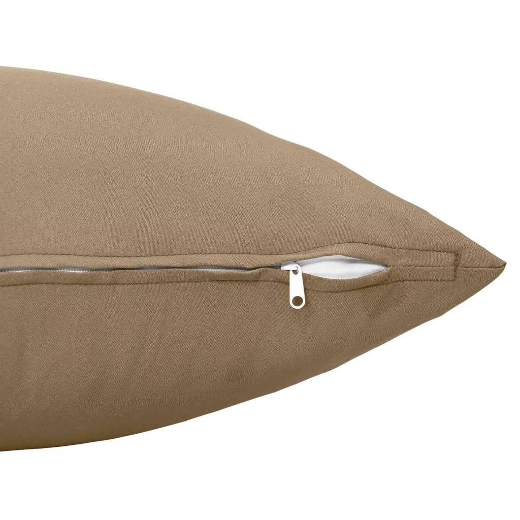 Cuscino 12 pz HEERLEN Tortora 40 x 40 cm Poliestere 924732