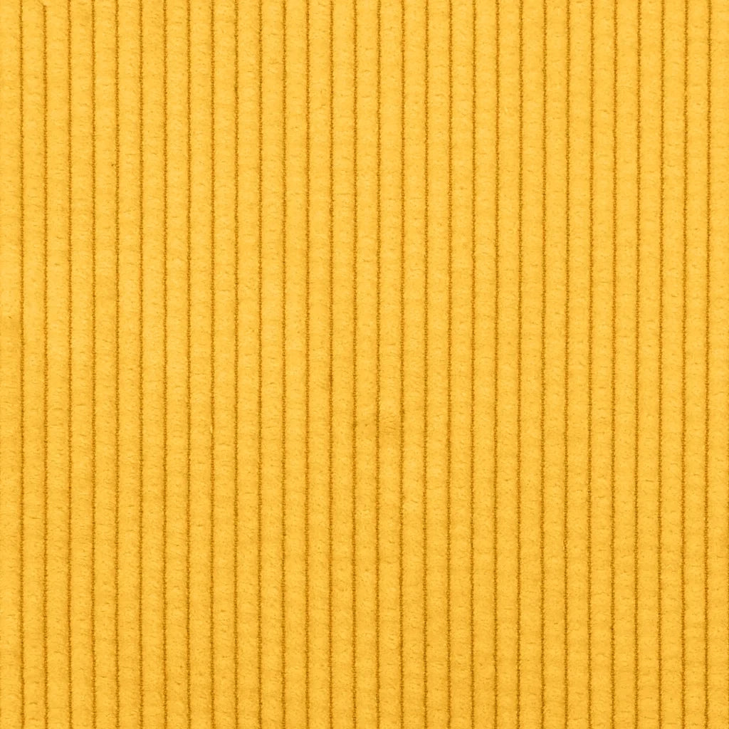 Divanetto Giallo Chiaro 180x77x82cm Tessuto Velluto a Coste 4105205