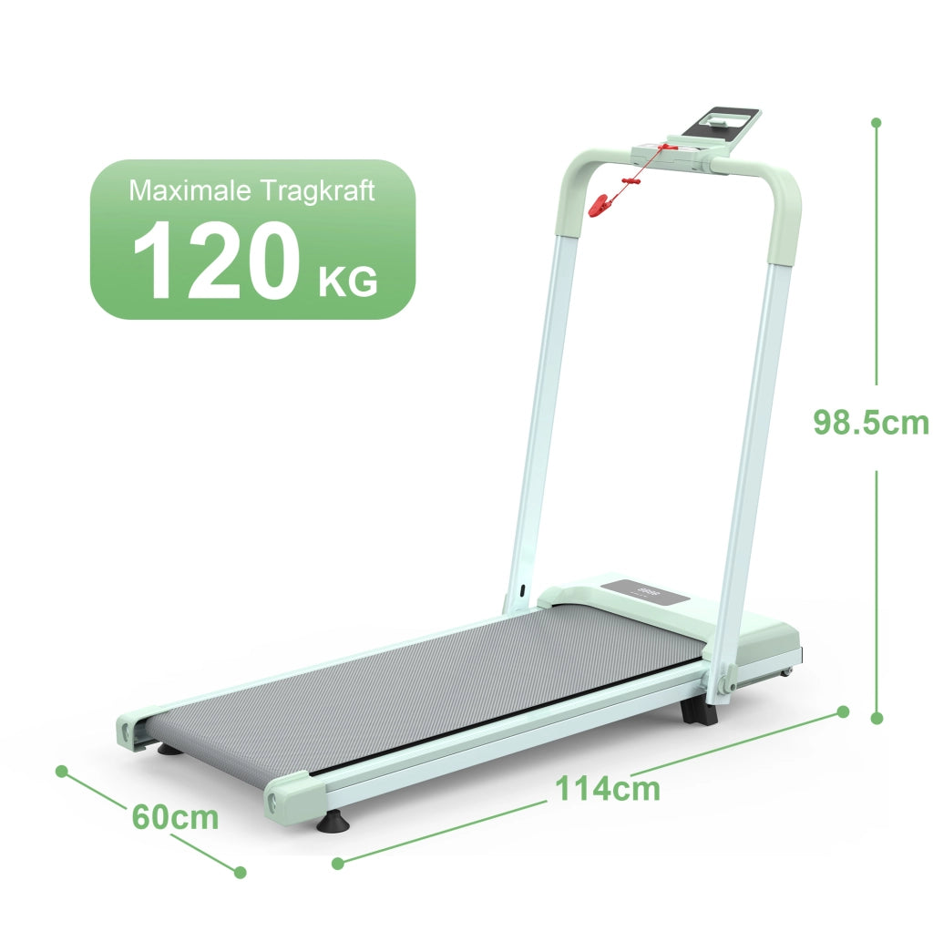 Tapis roulant pieghevole 3 in 1 con inclinazione regolabile e capacità fino a 120 kg per allenarsi