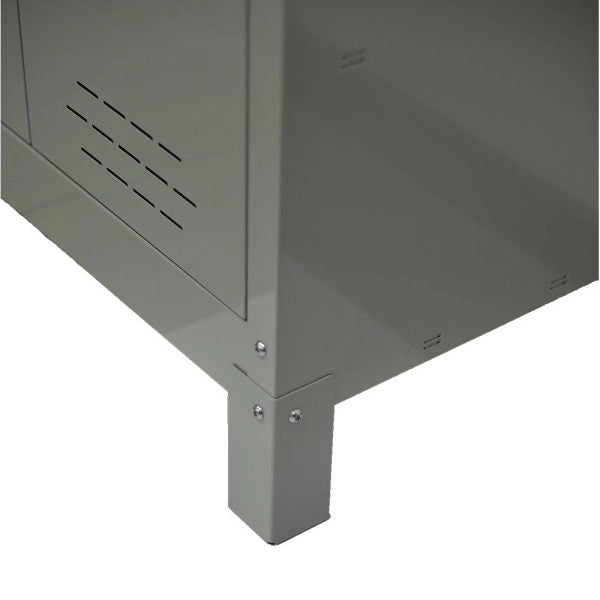 KIT 4 PIEDINI PER ARMADIO METALLICO 10 CM