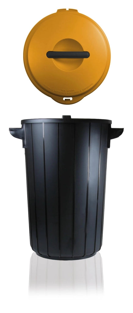 Pattumiera Eco Solution L 35 cm 42 5 x 37 5X54 H Colore Nero Giallo Giò