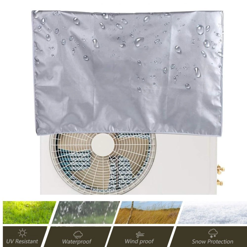 Telo protezione condizionatore copertina unità esterna climatizzatore universale *** dimensioni 840x640x340 cm, conf...