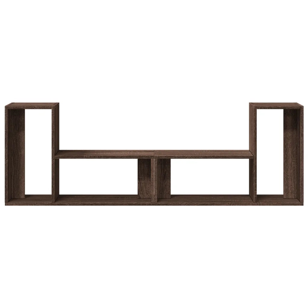 Mobili TV 2 pz | Armadietto TV | Mobile Porta TV Rovere Marrone 75x30x50 cm in Legno Multistrato