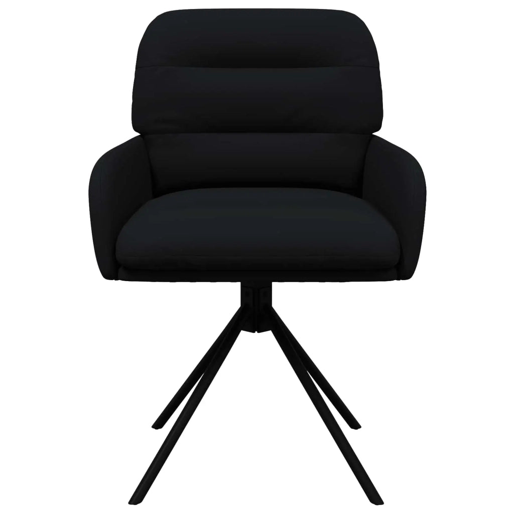 Sedie da pranzo girevoli 2 pz Similpelle Nero 59 x 59,5 x 90 cm 42034317