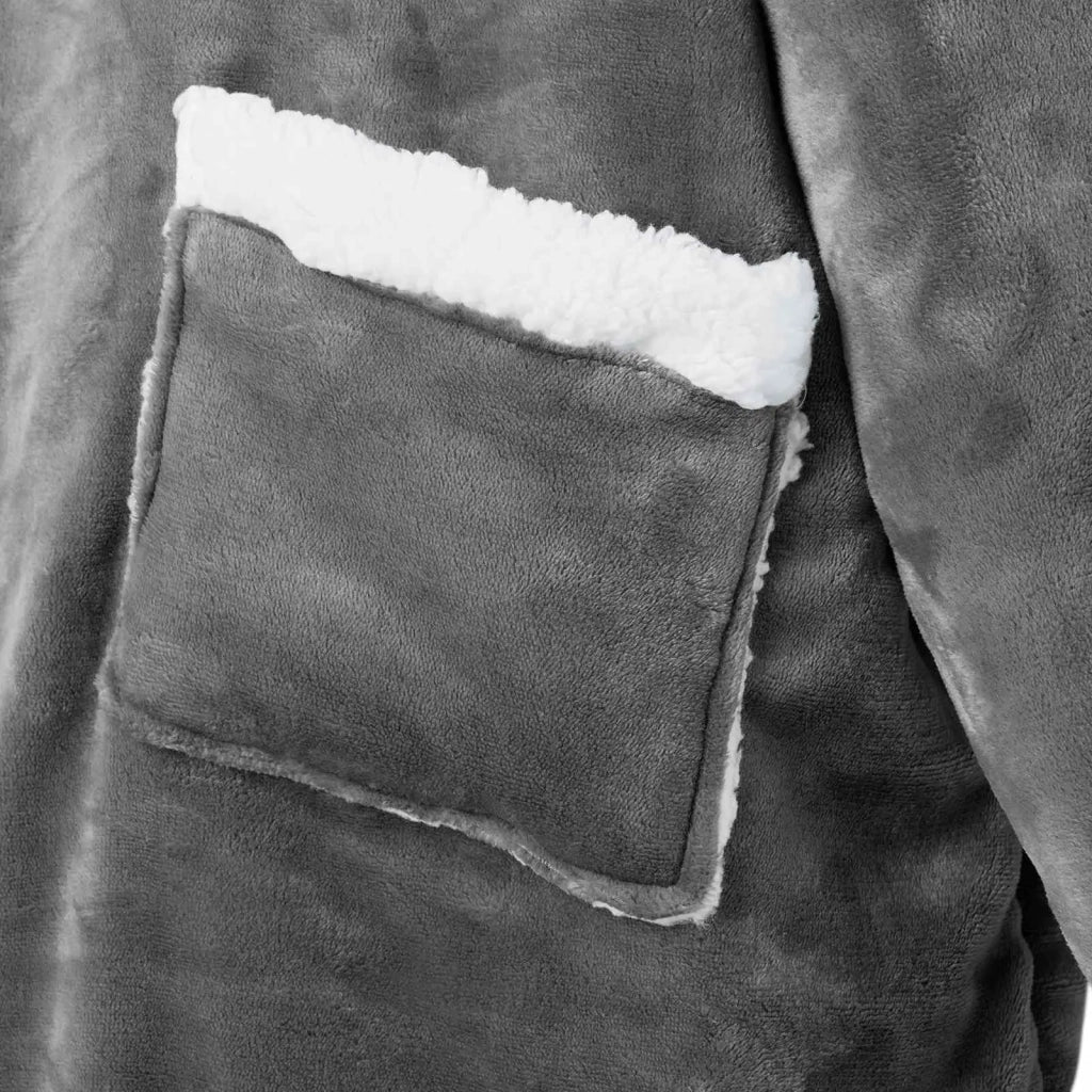 Felpa coperta Grigio scuro M Pile e Flanella CFW1203612