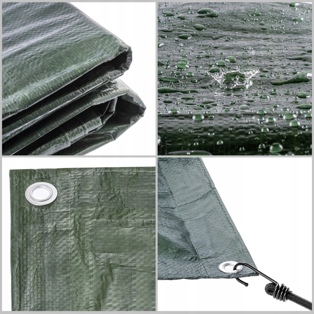 Telone KADAX spesso, antigelo, impermeabile, rinforzato, 6x5 m, 90 g, resistente.