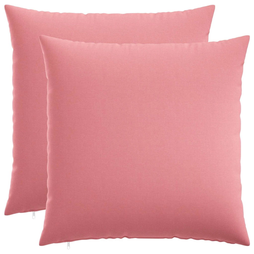Cuscino con cuscino HEERLEN 2 pz Rosa Tessuto 927860