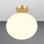 PLAFONIERA E27 FOMENTO D.30CM OTTONE SATINATO