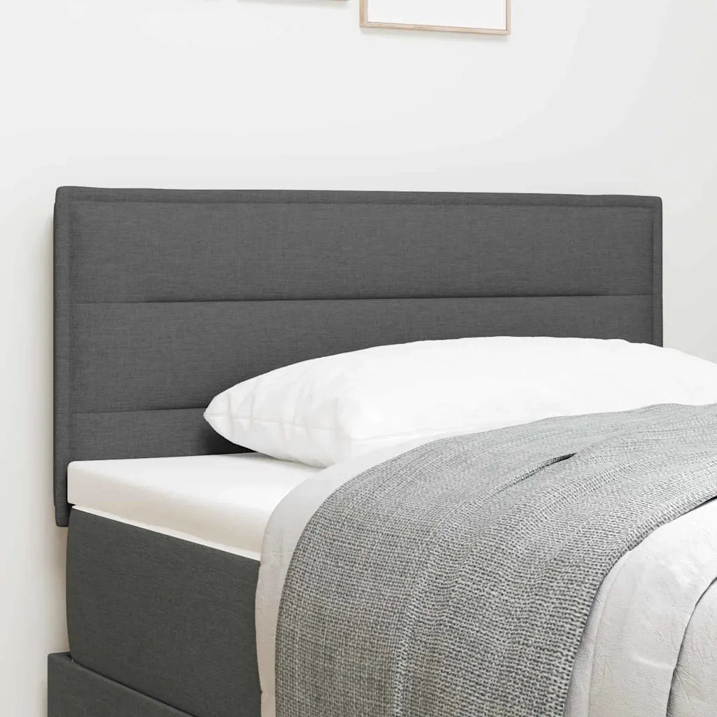 Testiera | Testata Grigio scuro 80 cm Tessuto
