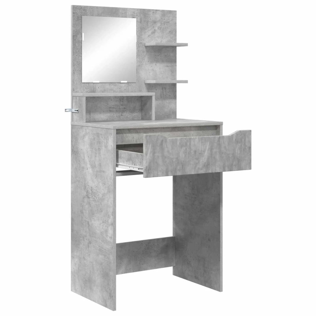 Tavoli da Trucco per Camera da Letto Grigio cemento 889000