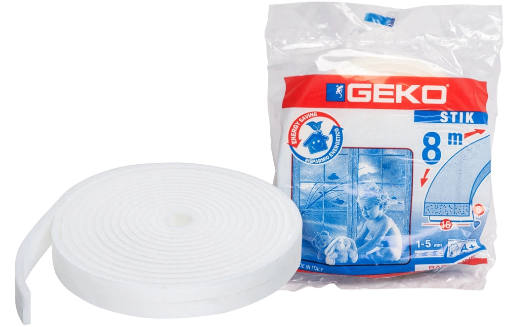 PARAFREDDO IN SPUGNA GEKO bianco  mm. 20 x mt. 4