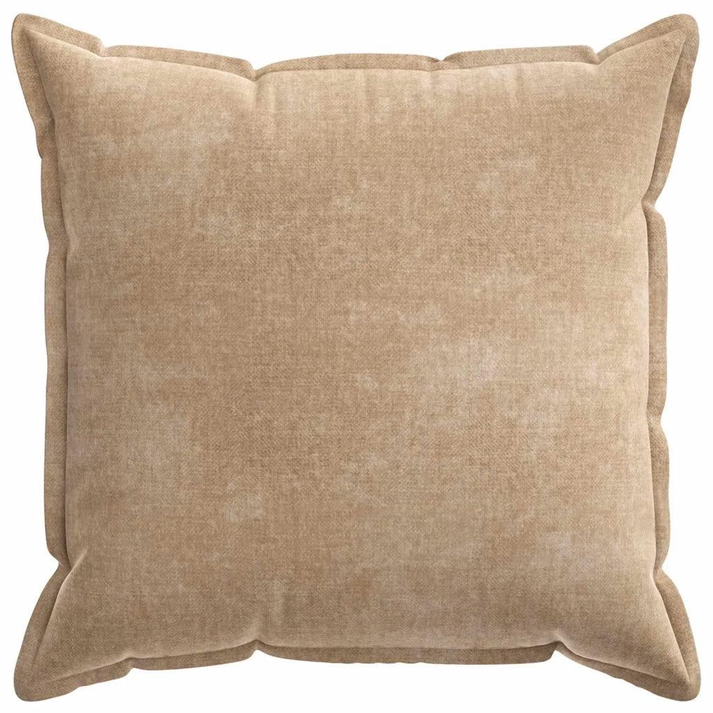 Federa 2 pz HOUTEN Tortora 80 x 80 cm Tessuto Chenille 921689