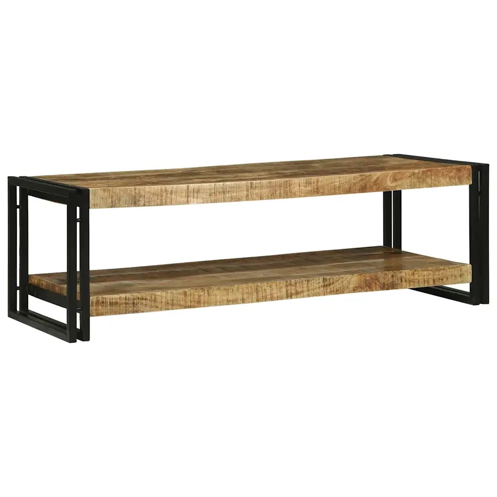 Tavolino da Salotto-Tavolino da soggiorno-Tavolo Marrone legno massello di mango