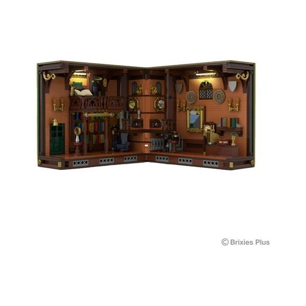 Set costruzioni brixies sch222 606 plus libreria book nook
