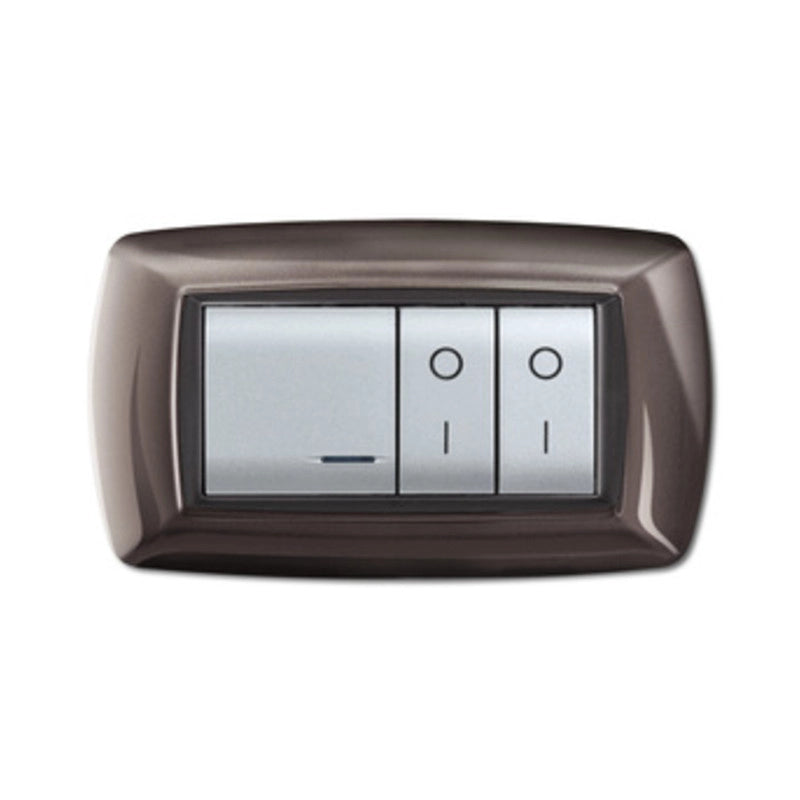 PLACCA LIFE LIVING PLAST ALLUMINIO NOTTE 4P