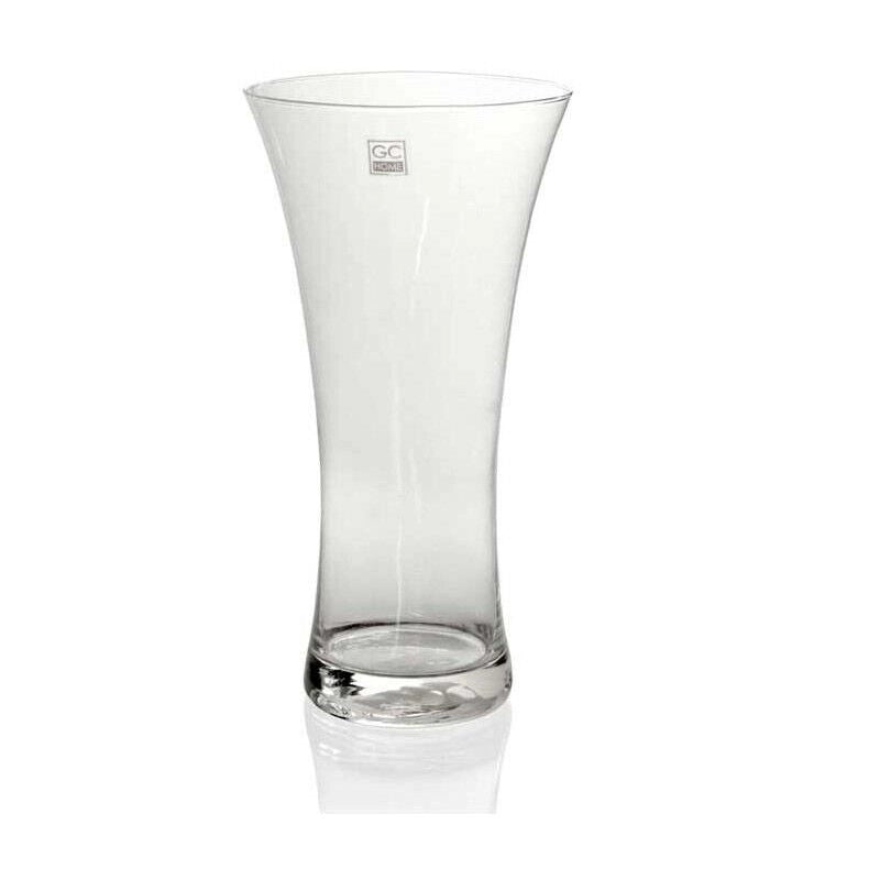 VASO DA ARREDO IN VETRO SLIM 16X30CM TRASPARENTE