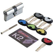 CILINDRO SAGOMATO 'K2' SECUREMME 90 mm (40+10+40) - SECUREMME