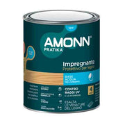 IMPREGNANTE ALL'ACQUA AMONN 0,75 lt - Castagno - AMONN
