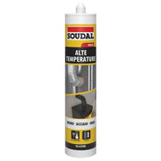 SILICONE ALTE TEMPERATURE SOUDAL 310 ml - Nero - SOUDAL