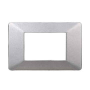 PLACCA COPRINTERRUTTORI SILVER 'STARLIGHT' 4 Moduli - ELETTROIT