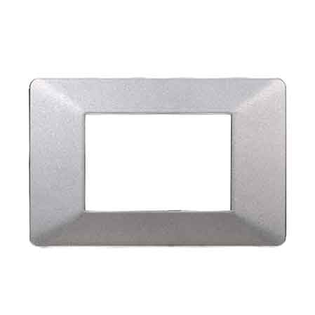 PLACCA COPRINTERRUTTORI SILVER 'STARLIGHT' 7 Moduli - ELETTROIT