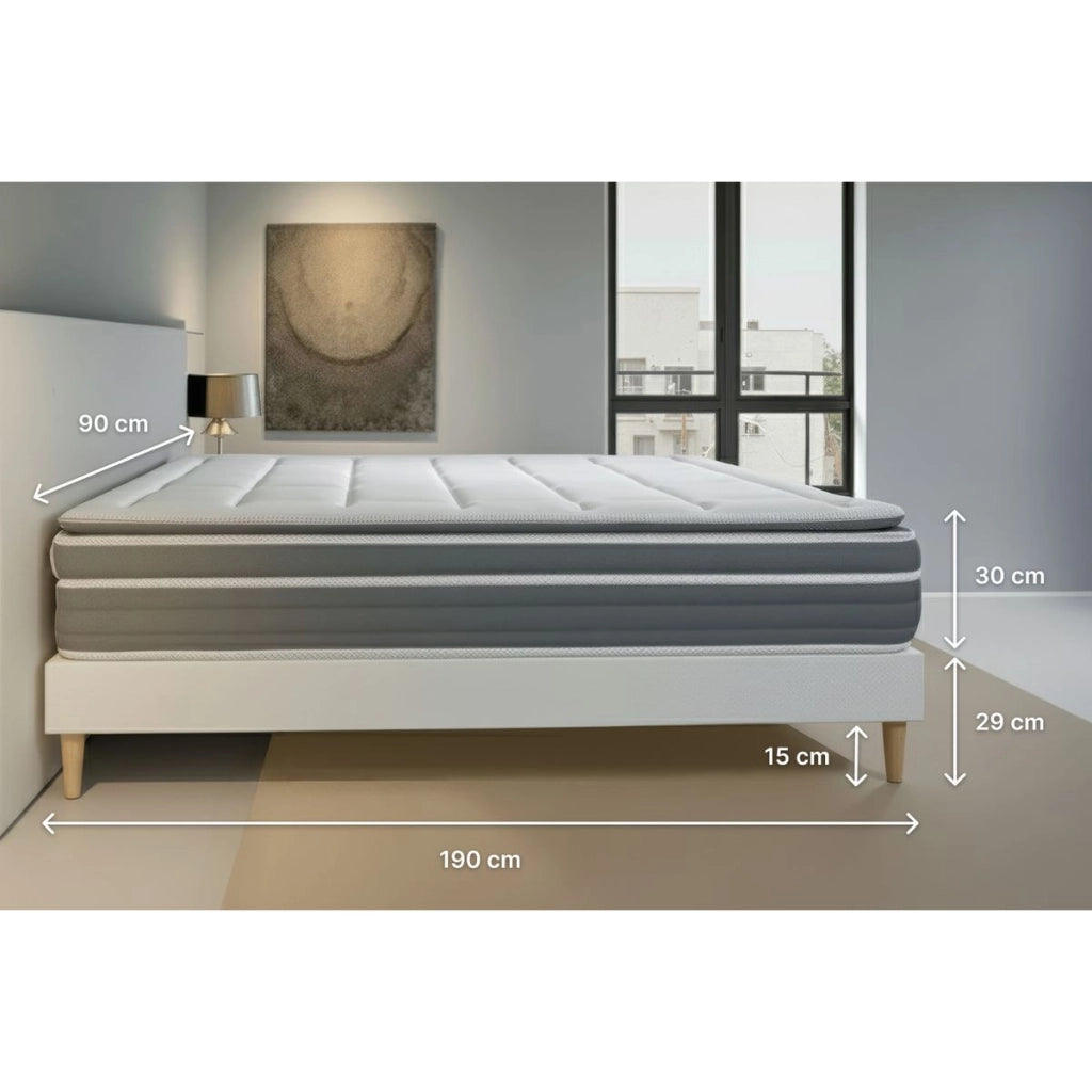 Set materasso e base 90x190 cm - Trente PLUS