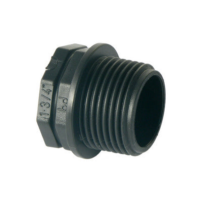 BUSSOLA DI RIDUZIONE IN PP NERO- 2x11/2- BUCCH- pezzi 1