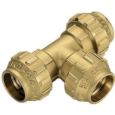 RACCORDO A TEE IN OTTONE TIEMME- Diam. 40- TIEMM- pezzi 1