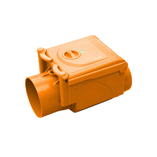 VALVOLA ANTIRIFLUSSO IN PVC ARANCIO- Diam. 160- senza- pezzi 1