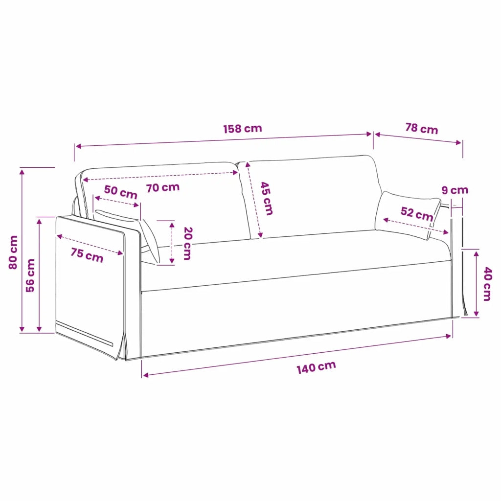 Set di divani 2 pz Talpa Tessuto 3407541