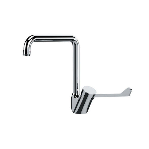 MISCELATORE MONOCOMANDO LAVELLO BOCCA ALTA AD U- Cromo- MARIA- pezzi 1