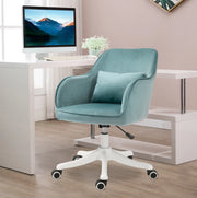 Sedia da ufficio ULEVR verde con massaggio vibrante, USB, braccioli e altezza regolabile, 57x70x78-86 cm