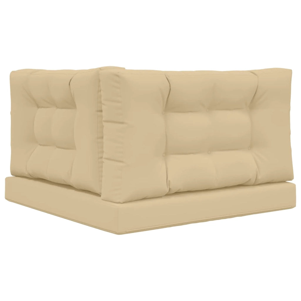 Cuscino per divano da esterno Poliestere Beige 80 x 80 cm 900883