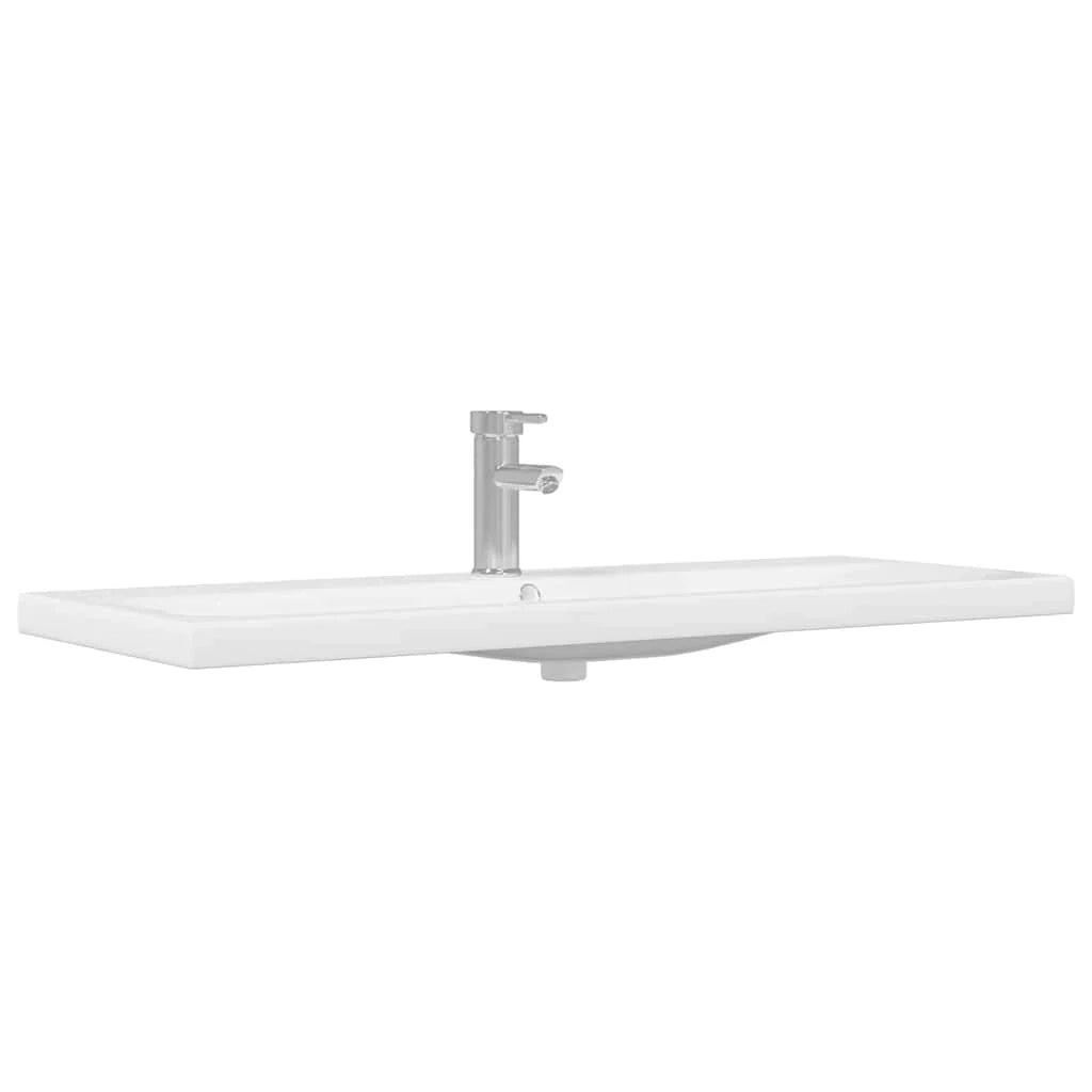 Mobiletto da bagno moderno sospeso con 2 ante 100 x 38,5 x 46 cm finitura rovere ingegnerizzato fatto a mano 02_0056321