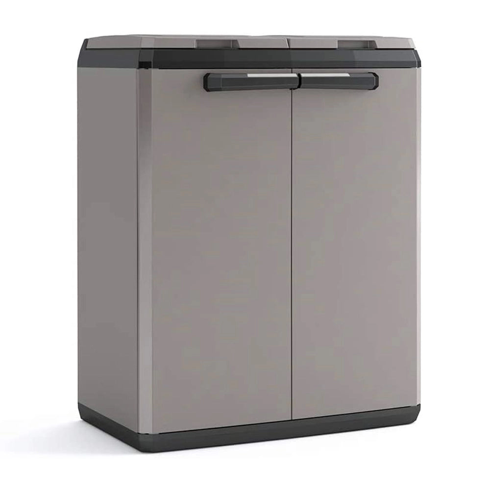 Armadio in resina mobile pattumiera raccolta differenziata keter 68x39x85